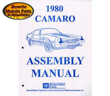 1980 80 Camaro Factory Assembly Manual Z28 RS Berlinetta - 612 Pages!