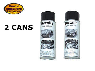 CORVETTE IMPALA CAMARO NOVA CHEVELLE FIREBIRD GTO SEMI GLOSS BLACK SPARY PAINT