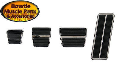 72-81 CAMARO NOVA FIREBIRD VENTURA OMEGA PEDAL PAD TRIM KIT  MANUAL TRANS