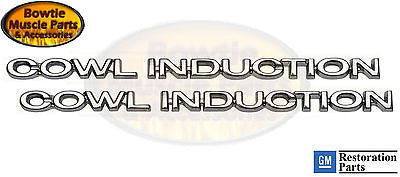 70 71 72 CHEVELLE EL CAMINO COWL INDUCTION EMBLEM EMBLEMS CAMARO NOVA 67 68 69