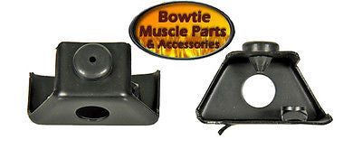 1968 68 CAMARO RS HEADLAMP RALLYSPORT HEADLIGHT DOOR STOP BRACKETS PAIR