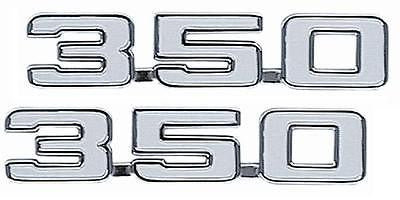 69 CAMARO 350 FENDER EMBLEMS EMBLEM PAIR GM LICENSED BEST FIT AND