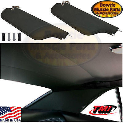 67 CAMARO FIREBIRD HEADLINER SAILPANEL AND SUNVISOR KIT COLOR BLACK