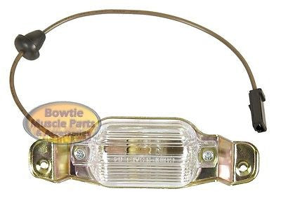 66 67 68 69 CAMARO CHEVELLE NOVA LICENSE LAMP ASSEMBLY