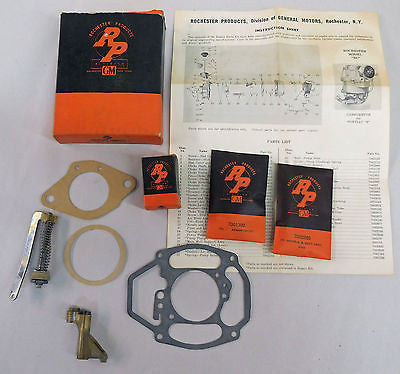 51 52  PONTIAC 6 CYLINDER ROCHESTER CARB CARBURETOR REBUILD KIT 7001392 7002870