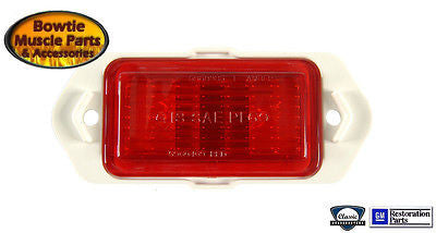 Vågn op amme perforere 69 CAMARO CHEVELLE REAR PARKING SIDE MARKER LIGHT LENS RED |  BowtieMuscleParts