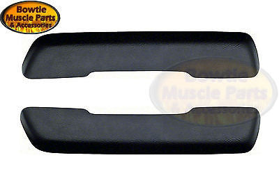 68-72 ARM REST PAD CAMARO NOVA CHEVELLE IMPALA FIREBIRD EL CAMINO PAIR BLACK