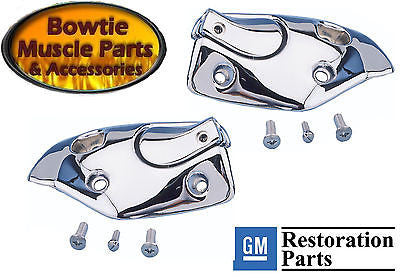 67 CAMARO FIREBIRD CONVERTIBLE SUNVISOR BRACKET - PAIR