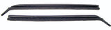 67-69 CAMARO FIREBIRD QUARTER 1/4 WINDOW VERTICAL WEATHERSTRIP CHROME TRIM KIT
