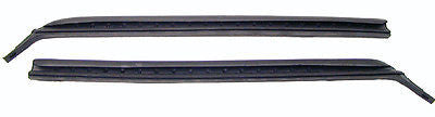 67-69 CAMARO FIREBIRD QUARTER 1/4 WINDOW VERTICAL WEATHERSTRIP CHROME TRIM KIT