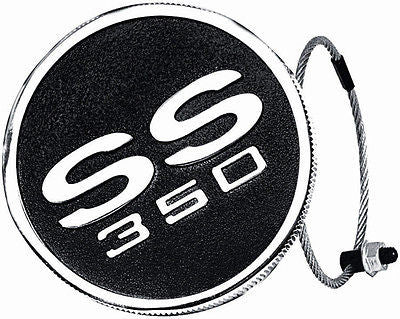 1967 68 CAMARO SS 350 FUEL CAP SS350 GAS COVER - GM LICENSED RESTORATION PARTa