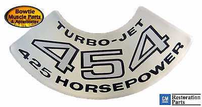 71 CHEVELLE IMPALA EL CAMINO CAMARO MONTE CARLO SS 454 425HP ENGINE DECAL