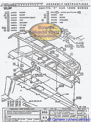 1970 70 Chevelle El Camino Monte Carlo Factory Assembly Manual