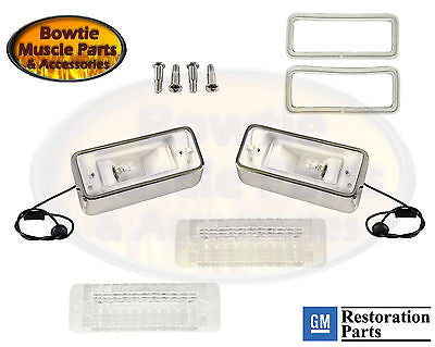 1969 69 CAMARO RS BACKUP REVERSE LIGHT KIT WITH LENSES GASKETS HIGHEST QUALITY!