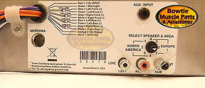 69 70 IMPALA CAPRICE BEL AIR FACTORY CORRECT AM FM BLUETOOTH RADIO BLUE LIGHT