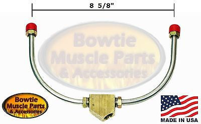 CAMARO CHEVELLE NOVA FIREBIRD HOLLEY DUAL FEED LINES WITH 3310 CARB 8 5/8 C TO C