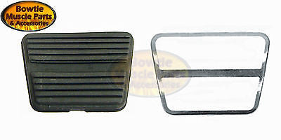 CHEVELLE CORVETTE CAMARO NOVA VENTURA MANUAL BRAKE OR CLUTCH PEDAL PAD STAINLESS