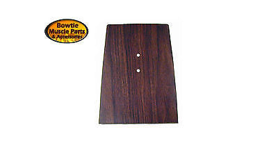 68 CAMARO CONSOLE FORWARD WALNUT PLATE 3925442