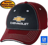 CHEVY CAMARO NOVA CHEVELLE CHEVROLET IMPALA SILVERADO EMBROIDERED BOWTIE HAT CAP