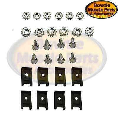 68 CAMARO STANDARD GRILLE MOUNTING KIT NUT AND BOLT SET