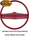 69 70 STEERING WHEEL HORN CONTACTS STANDARD DELUXE CAMARO IMPALA NOVA CHEVELLE