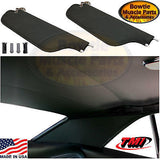 68 CAMARO FIREBIRD HEADLINER SAILPANEL AND SUNVISOR KIT COLOR BLACK