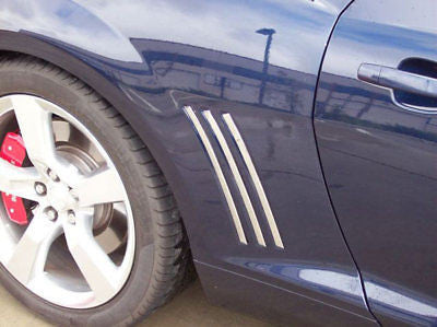 2010 CAMARO SIDE VENT INSERTS QUARTER LOUVERS CHROME