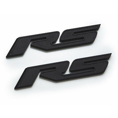 2010 CAMARO RS RALLYSPORT EMBLEMS SIDE BADGES - BLACK