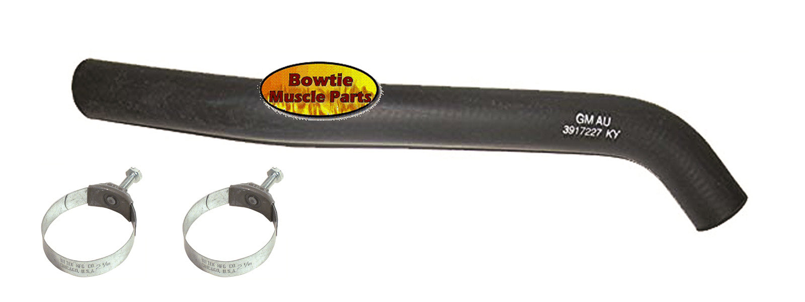 68 69 70 CHEVELLE EL CAMINO 396 454 UPPER RADIATOR HOSE 3917227 W TOWER CLAMPS