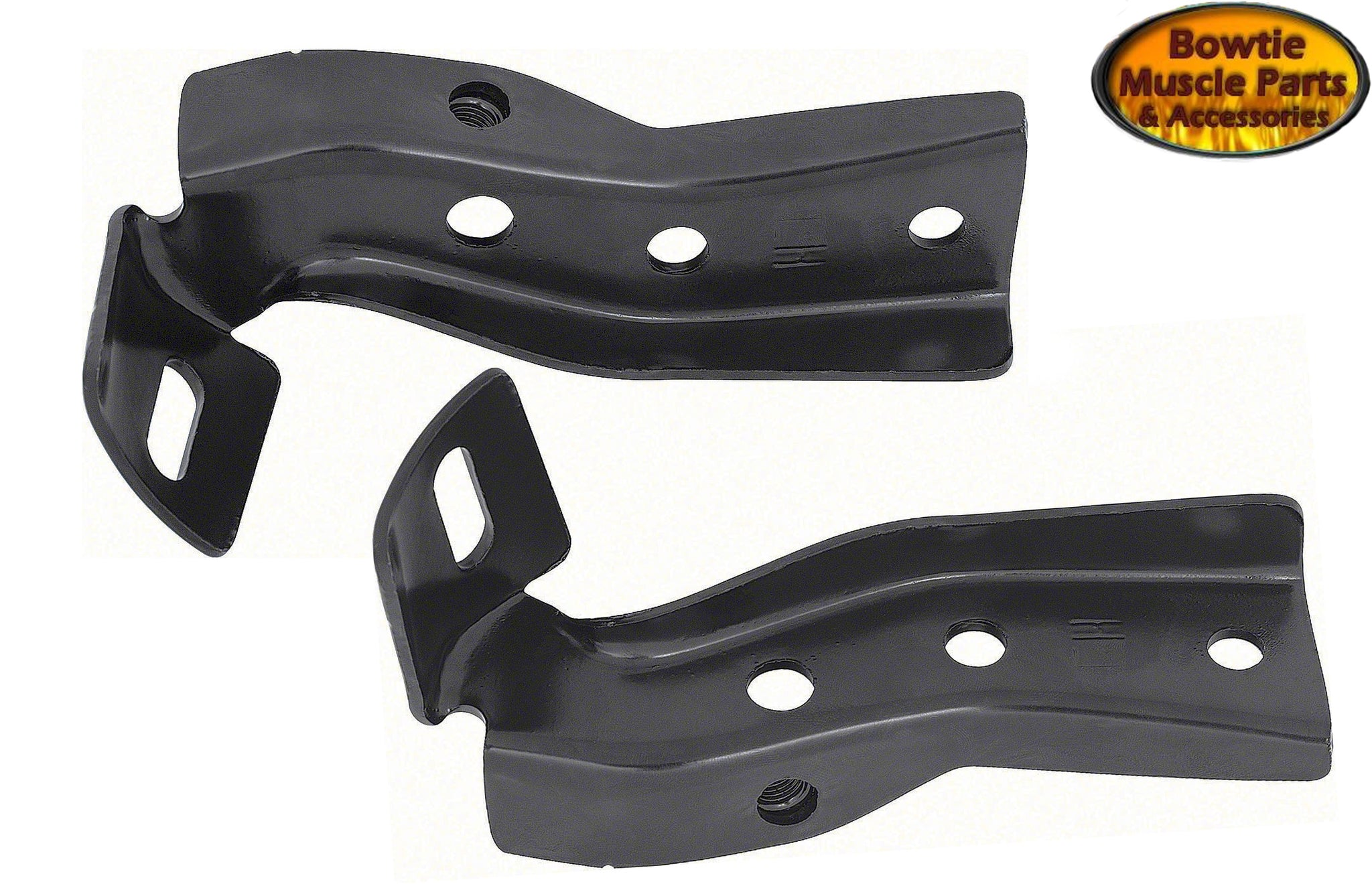 1969 69 CAMARO FRONT BUMPER OUTER BRACKETS PAIR LEFT RIGHT 3949621 3949622