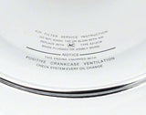 66-69 CAMARO NOVA CHEVELLE OE AIR CLEANER 302 396 FACTORY SILKSCREEN ON LID