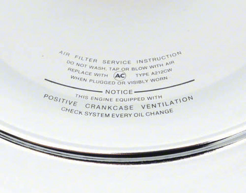66-69 CAMARO NOVA CHEVELLE OE AIR CLEANER 302 396 FACTORY SILKSCREEN ON LID