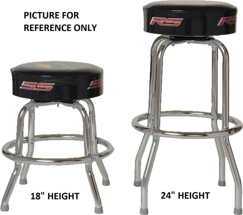 C6 CORVETTE BAR STOOL FOR COUNTER OR SHOP - 18" 24" OR 30" HEIGHT