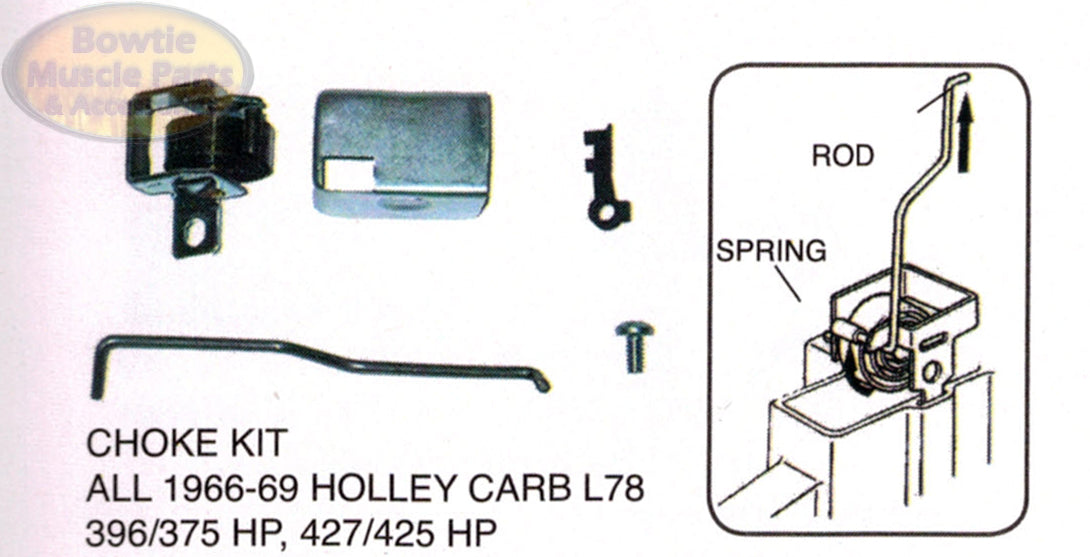 66-69 CAMARO CHEVELLE CORVETTE NOVA IMPALA 396 L78 427 COPO HOLLEY CHOKE KIT