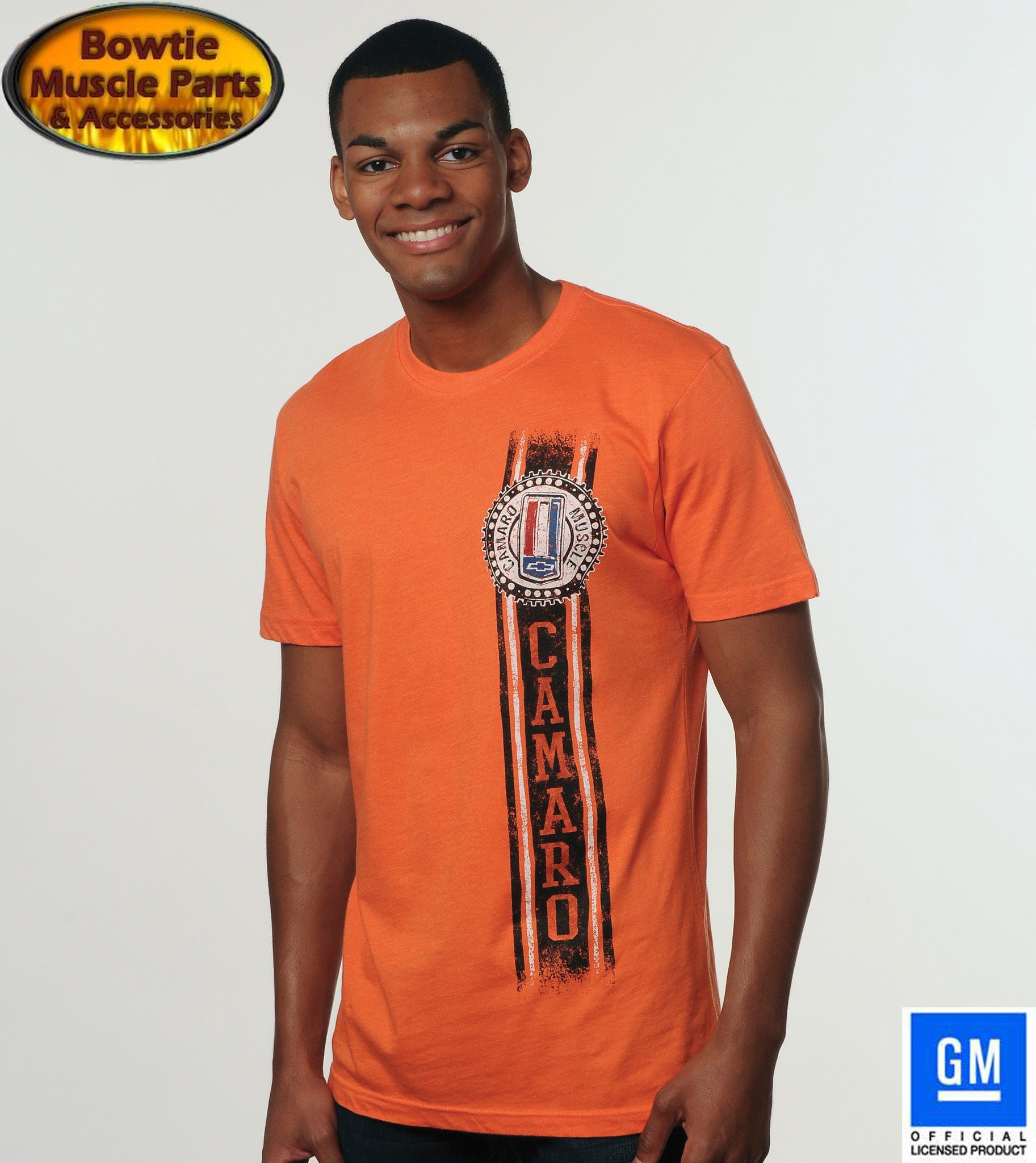 ORANGE CAMARO T-SHIRT GEARED UP