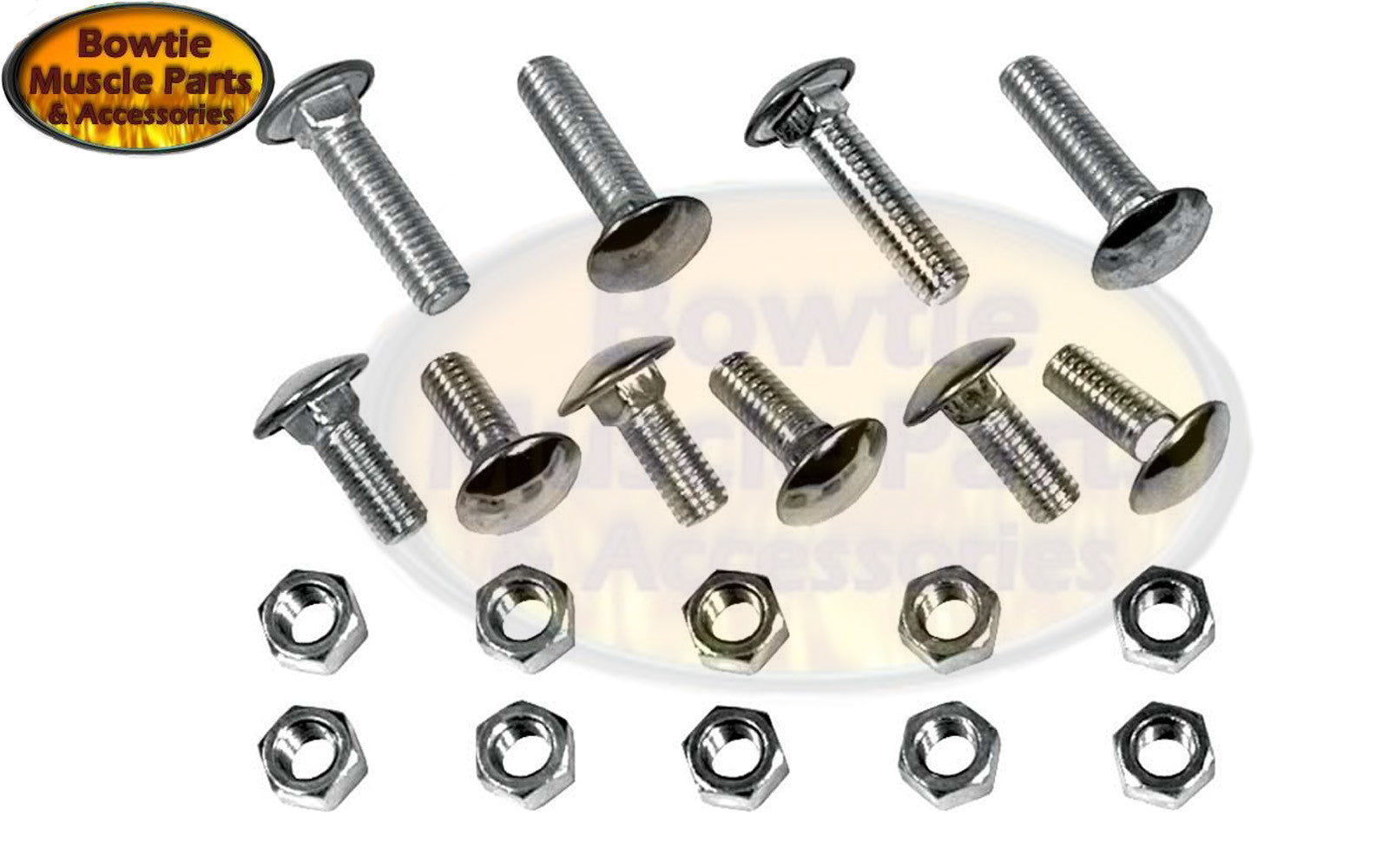 68 69 CAMARO BUMPER BOLT AND NUT SET FRONT AND REAR COMPLETE 20 PC KIT