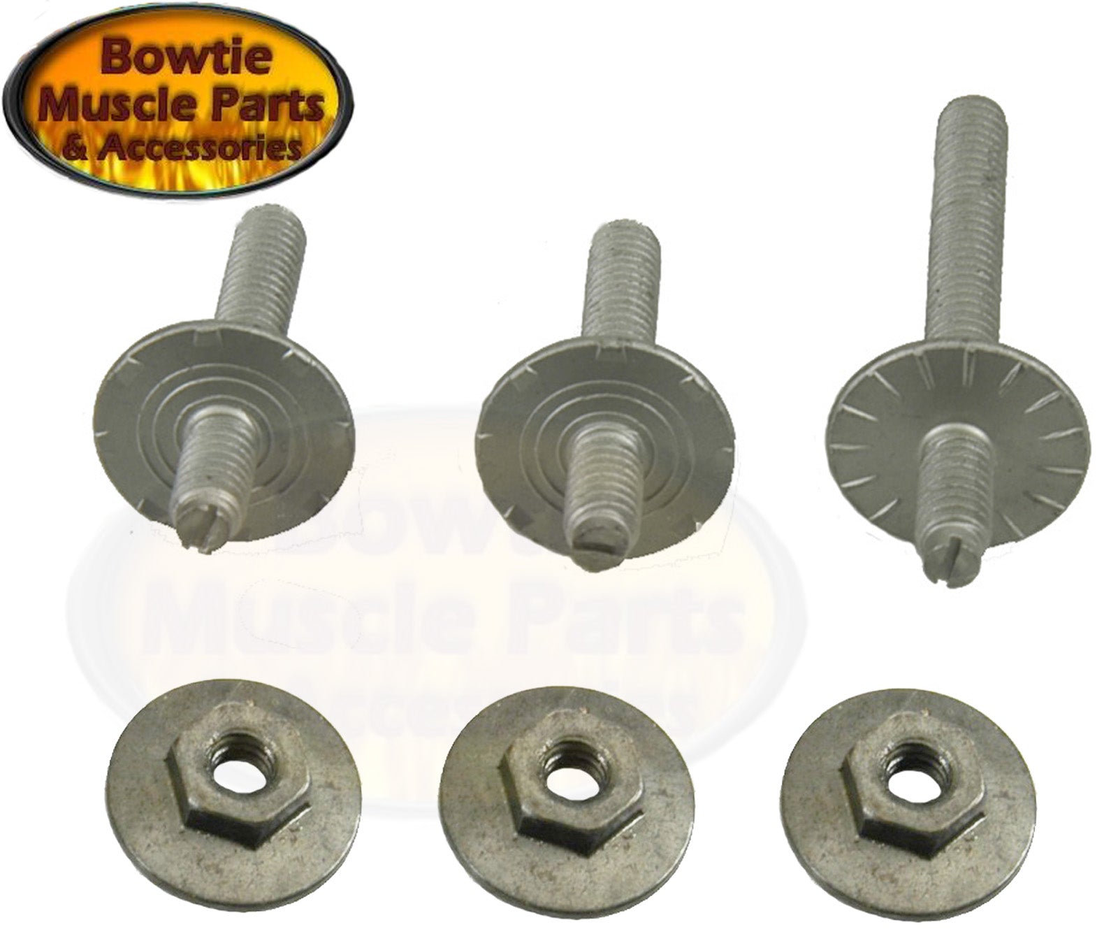 67-69 CAMARO FIREBIRD QUARTER 1/4 WINDOW TRACK STUDS NUTS 4868577 4405501 440552