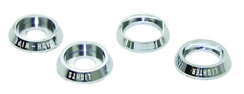 1968 68 CAMARO DASH KNOB BEZEL SET KIT LIGHTER IGINTION LIGHTS WIPER BEZELS 4 PC